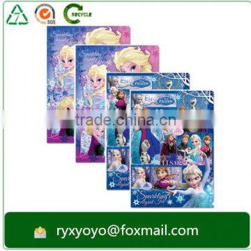 Customzied PP a4 size L shaped plastic folder with CMYK printing