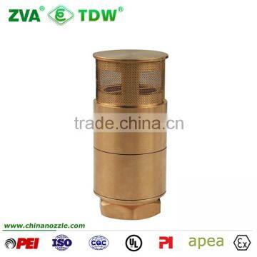 TDW Brass Foot Check Valve For Fuel Dispenser Transfer Pipe