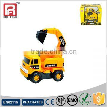 Battery operated plastic mini excavator