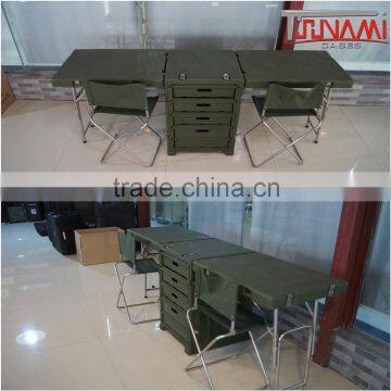 TSUNAMI High Quality Tough Use Army Green Color Military Field Desk