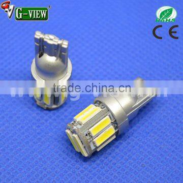 hottest sale t10 led light 7020 8smd 12V led car position bulb