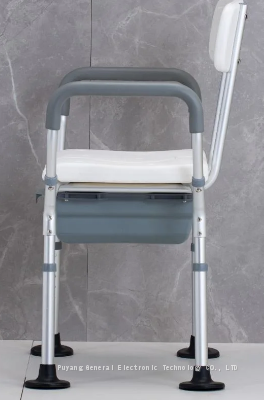 Elderly Bathing Chair Handicapped Bathroom Chair Anti-Silp Aluminum Alloy Height Adjustabl Chair ﻿ photo-3