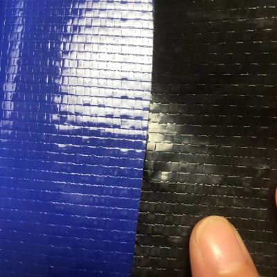 Black Blue Agriculture Reinforced Polyethylene Pond Liner 250GSM Waterproof Membrane For Fish Pond 20*30M photo-2