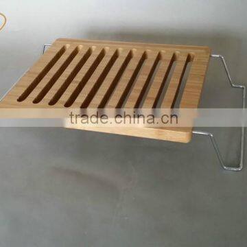 Simple design 100% bamboo dish rack