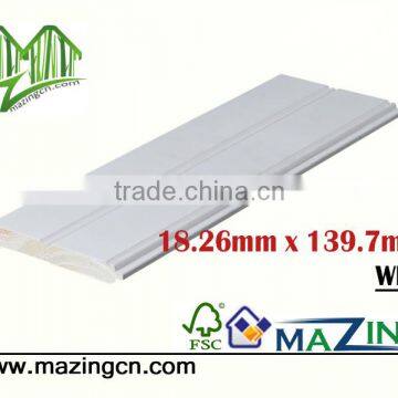 WP4 Ornamental Chinese Pine Wood Wall Panel photo-2