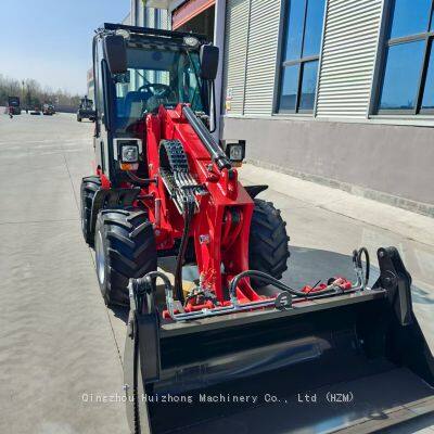 HZM Mini New HZM810T Agriculture Articulated Small Compact Farm Garden Telescopic Loader