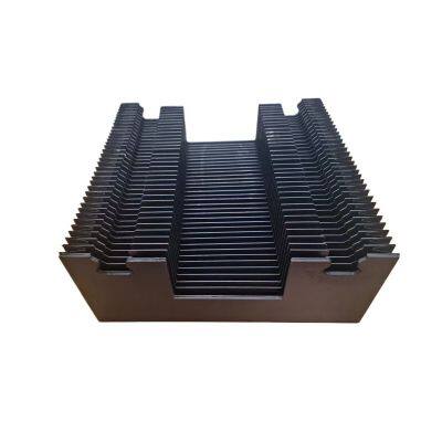 Double Side T12 CNC Machine Protective Bellows Cover Customized size for Linear Guide