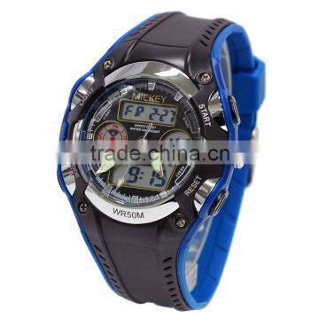 Stainless Steel Back Water Resistant Chronograph Watch Military Watch