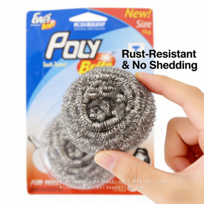 Multi-Purpose Stainless Steel Scourer Ball Kitchen Cleaner
