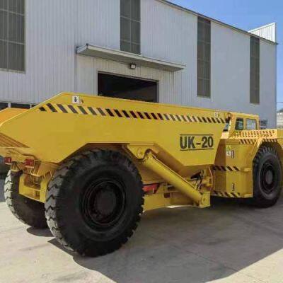 uk-20 underground ore transport truck, mine dump truck, trackless tire-type mine car with strong power