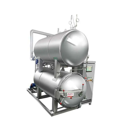 Shanghai Automatic Double Door Water Bath Retort for Pouch Beverage Sterilization Machine