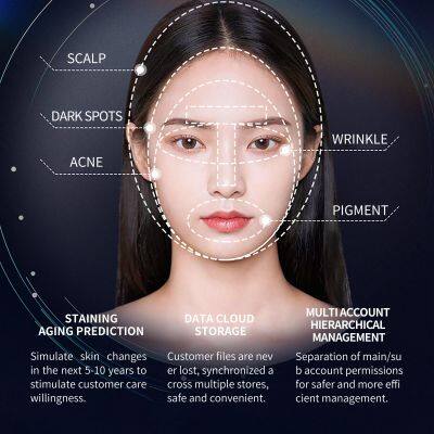 Latest Ai 3D Facial Scanner Skin Analysis Hair & Scalp Analyzer Salon Equipment Factory Price photo-5