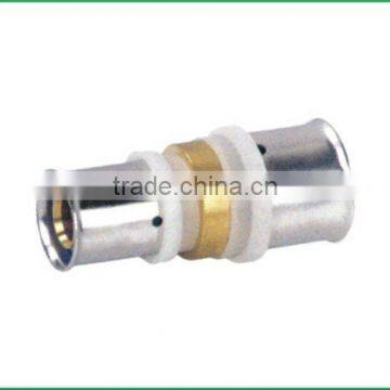 brass press fitting reduce coupling for manifold pex-al-pex pipe