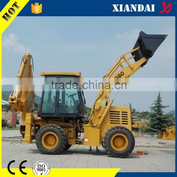 Alibaba express XD860 4wd Articulated small backhoe loader for sale made in china with ce