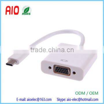 USB C to VGA USB 3.1 C Type to VGA Adapter convertor converter for Chromebook Device