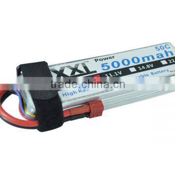 XXL 5000mah 11.1V Lipo Battery With Universal Plug System photo-3