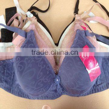 0.93USD USD 36-42C Cup High Quality Adjustable Fashional Ladies Sexy Bra Without Rim Inside, Push Up Bra (gdwx177)