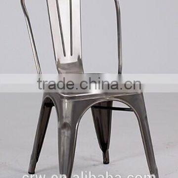 MCH-1511Classic galvanized metal chairs for commercial and restaurant