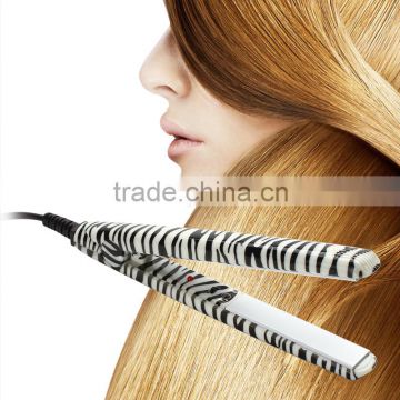 New fashion Hairstyling Mini Portable Ceramic Zebra best flat iron