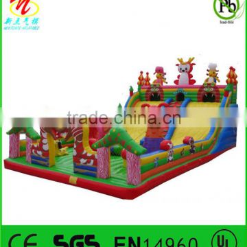 Little dragons theme inflatable fun city kids inflatable amusement park