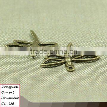 Wholesale Diy Accessories Zinc Alloy Hollow Out Dragonfly Pendant photo-2