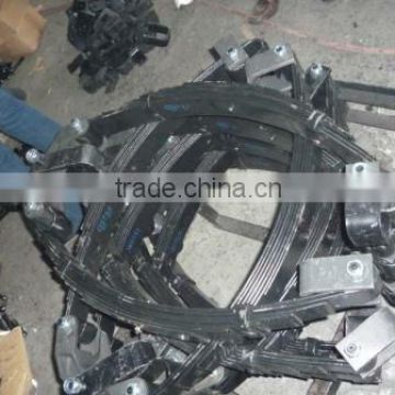 Trailer leaf spring-rock roller leaf spring