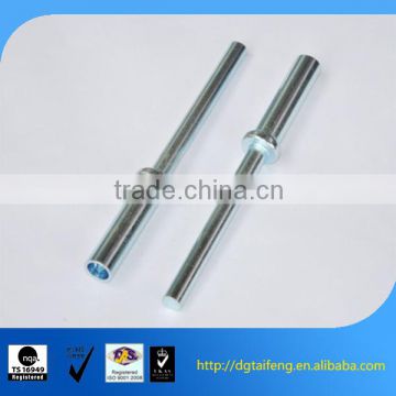 Smooth surface zinc plated blind rivet