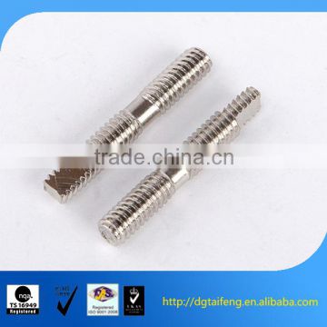 Stainless steel flat end threaded rod