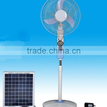 solar rechargeable fan 16" inch/18" inch