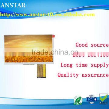 7 inch with 800*480 dots and 350 nits tft lcd panel