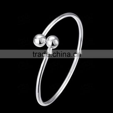 Simple 925 sterling silver latest design daily wear bangle