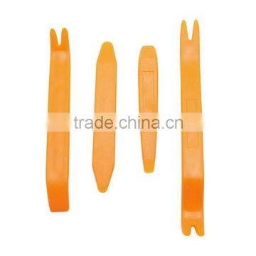 Universal 4pcs Car Radio Install Audio Removal Stereo Pry Tool Kit Orange Panel Trim Molding Removal Tool Set photo-2