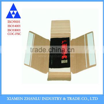 Cross corrugated quick packaging mailer