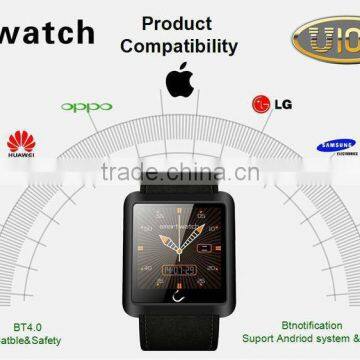 2015 New U Watch U10L Anti-lost Bluetooth Smart Watch Luxury Sports SmartWatch For IPhone 6 5 5S IOS Samsung S5 Note 4 HTC photo-3