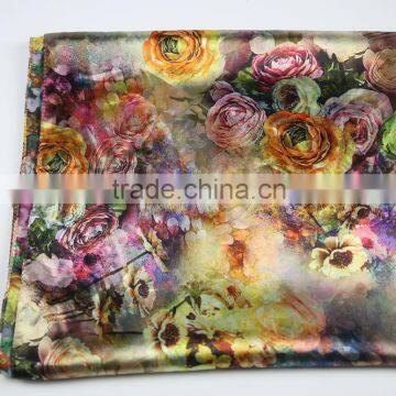 2016 New Decent Lady Fashion Scarves Factory Direct Custom Floral Printed Silk Scarf photo-6