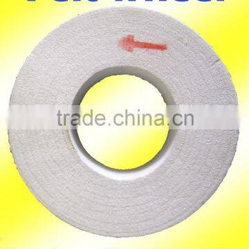 MFG Polishing felt wheel for glass/felt wheel/pure wool wheel/wool felt wheel polishing tool/in shock