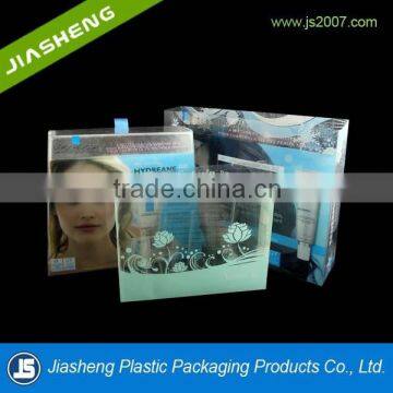 High quality clear PVC plastic cosmetic folding box for packaging