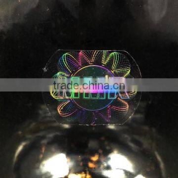 3D Holographic Security Transparent Label
