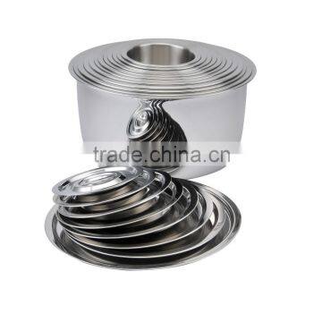 Kitchen Utensil Stainless Steel Kitchen Tool Set of India Pan