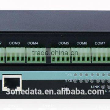 8-port RS485/422 to Ethernet Modbus Gateway