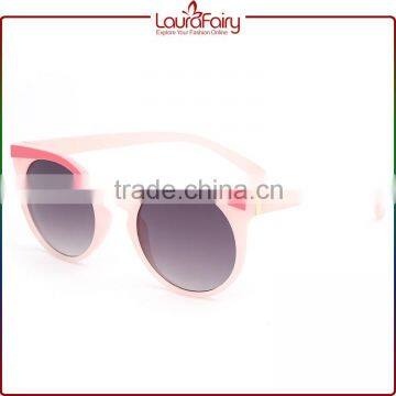 Laura Fairy Newest Design Own Logo Lovely Pink Colored Plastic Cheap Sunglasses                        
                                                Quality Choice
