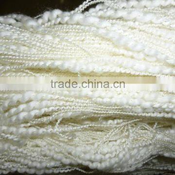 polyester/nylon slub/big belly yarn net yarn