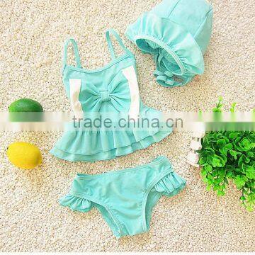 2016 Hot Kid Swimming Suit for Beachwear Child Bikini Girl Whoelsale Kid Bathing Suit (S017) photo-2