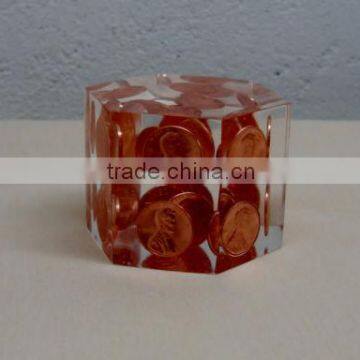 acrylic paperweights wholesale /Customized Acrylic Various shapes blank Paperweight