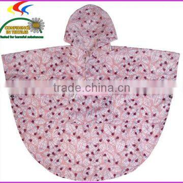 New Design Popular Custom Printed Rain Poncho