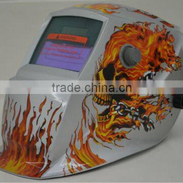 Flame Skull Auto-Darkening Welding Helmet/Mask With 9-13 Variable