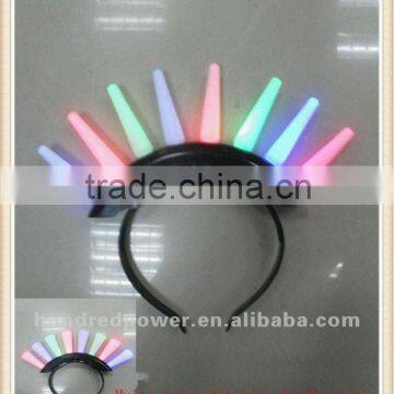 Multi-color flashing headbopper