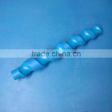 high precision CNC machining center plastic Nylon PA6 screw rod for bottles