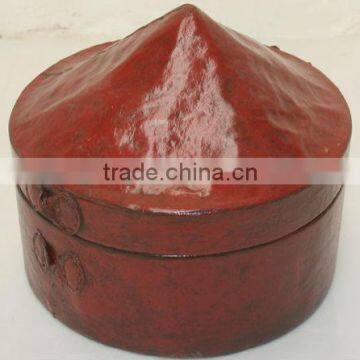 Chinese antique wedding red storage box