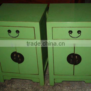 Chinese wooden small bedside table